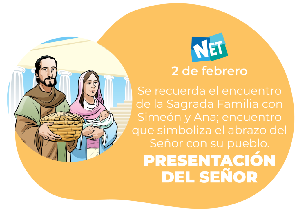 Purificación de María y Presentación de Jesús en el Templo.